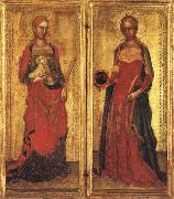 Andrea Bonaiuti St.Agnes and St.Domitilla oil